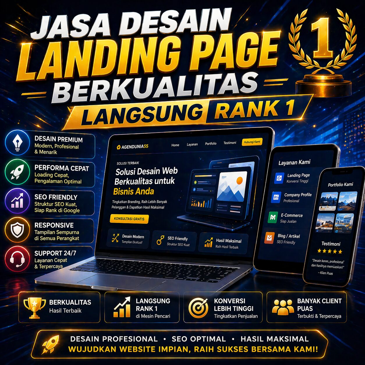 Strategi Soft Selling lewat Landing Page yang Tenang dan Terukur